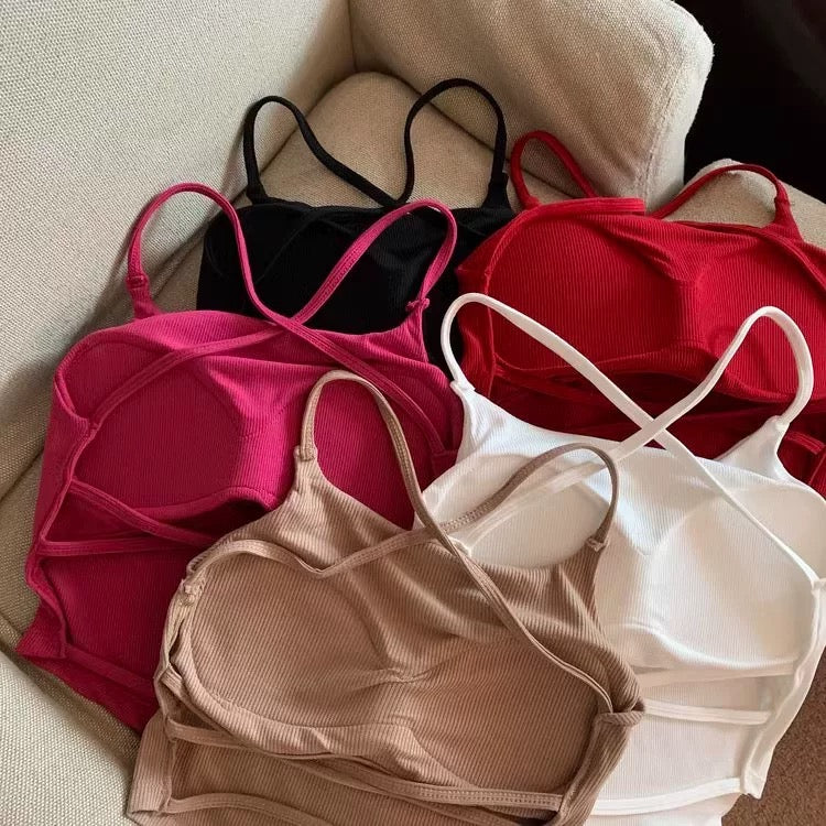 LA X-Fit Built-in Bra Top